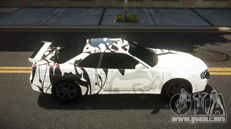 Nissan Skyline R34 GT-R RX-I S6 para GTA 4