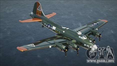 Boeing B-17G Flying Fortress v4 para GTA San Andreas