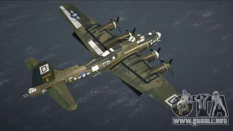 Boeing B-17G Flying Fortress v3 para GTA San Andreas