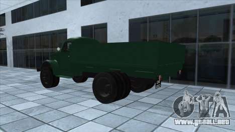 GAZ-51 con placas negras y luces nuevas para GTA San Andreas