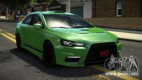 Mitsubishi Lancer Evolution X MB-L para GTA 4