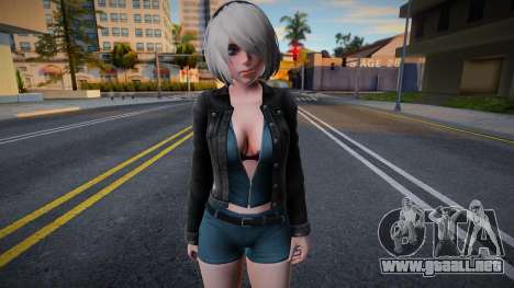 NieR Re[in] 2B - Crow Denim Jacket v2 para GTA San Andreas