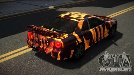 Nissan Skyline R34 GT-R RX-I S9 para GTA 4