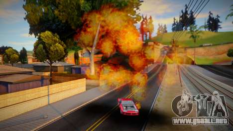 Efectos de explosión actualizados para GTA San Andreas