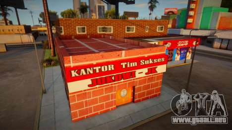 Kantor Tim Sukses Jokowi-JK para GTA San Andreas