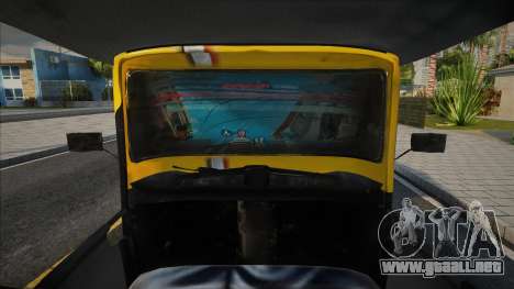 Tuktuk Piaggio Ape Calessino V.2 para GTA San Andreas