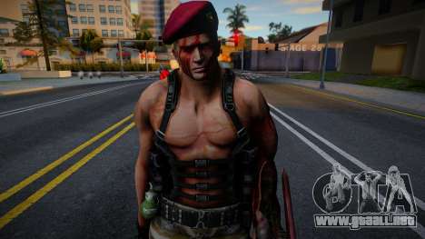 Jack Krauser HD version Retuxtured v3 para GTA San Andreas