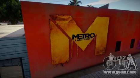 Metro 2033 Last Night Mural 1 para GTA San Andreas