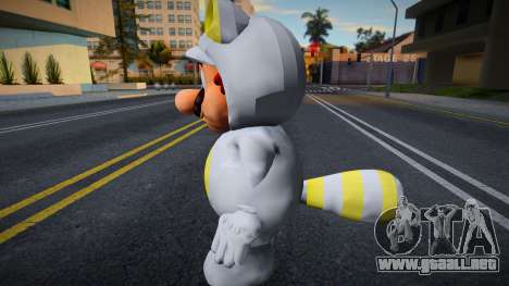 Mario Tanooki Blanco Suit o con traje mapache ta para GTA San Andreas