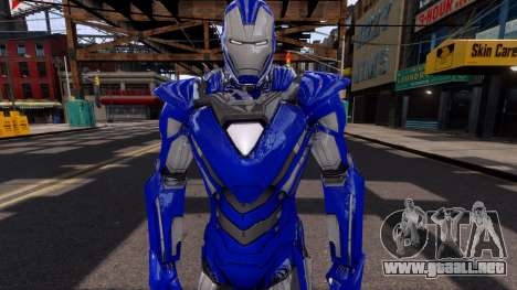 Iron Man Mark XXX Blue Steel (Irom Man) para GTA 4