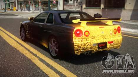 Nissan Skyline R34 GT-R RX-I S8 para GTA 4