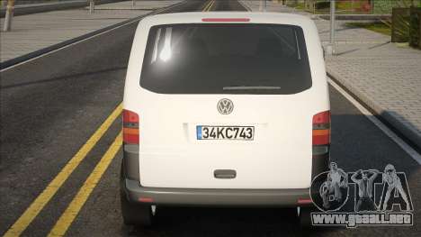 Volkswagen Transporter T5 para GTA San Andreas