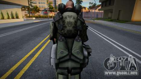 Soldado Rhino con camuflaje de Dirty Bomb para GTA San Andreas