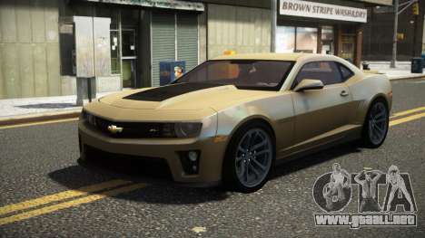 Chevrolet Camaro ZL1 MR-F para GTA 4