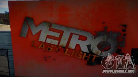 Metro 2033 Last Night Mural 3 para GTA San Andreas