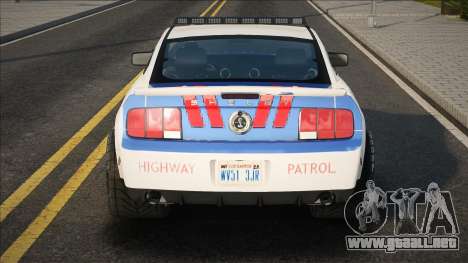 Shelby GT-500 Indonesian Police Car para GTA San Andreas