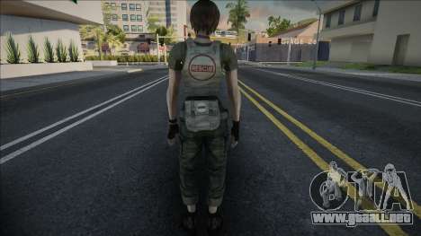 Resident Evil 5 - Rebecca Chambers para GTA San Andreas