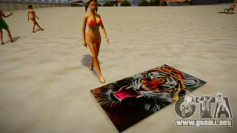 Random Beach Towels para GTA San Andreas