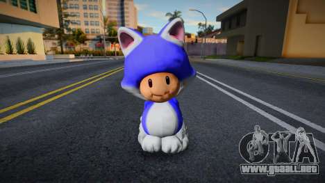 Tod Cat Suit o con traje de gato de Super Mario para GTA San Andreas