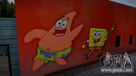 Spongebob Wall 4 para GTA San Andreas