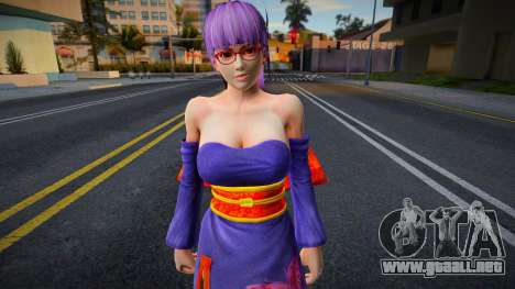 Dead Or Alive 5 - Ayane (Costume 3) v6 para GTA San Andreas