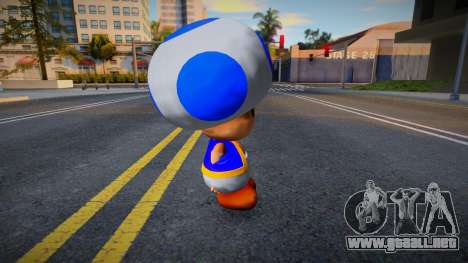 Tod Traje Azul de Super Mario 3D World de Wii U para GTA San Andreas