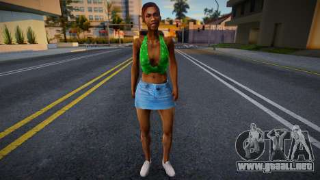 Kendl HD with facial animation para GTA San Andreas