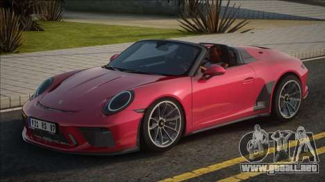 Porsche 911 Speedster 2020 Red para GTA San Andreas