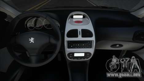 Peugeot 206 GTI - CVT Edit para GTA San Andreas