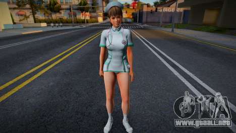 Girl Medic with facial animation para GTA San Andreas