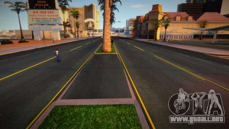 Nuevas texturas viales en Las Venturas para GTA San Andreas