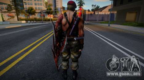 Jack Krauser HD version Retuxtured v3 para GTA San Andreas