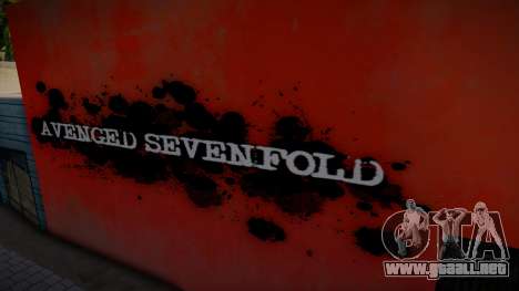 Avenged Sevenfold Wall V.2 para GTA San Andreas