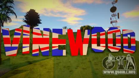Vinewood - Great Britain Textures para GTA San Andreas