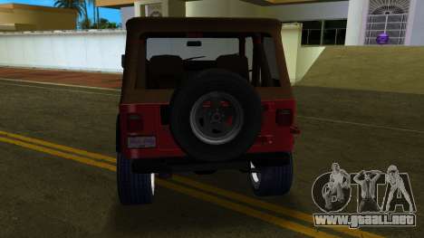 Jeep Wrangler Armin para GTA Vice City