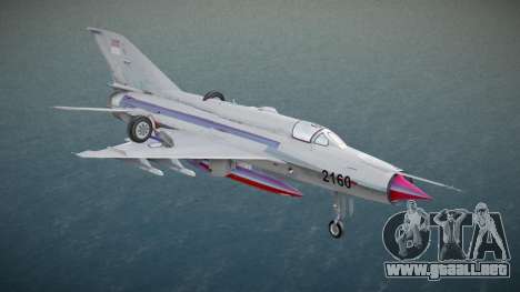 Mig-21 Indonesian AirForce para GTA San Andreas