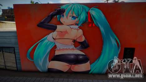 Miku Sexy Wall para GTA San Andreas