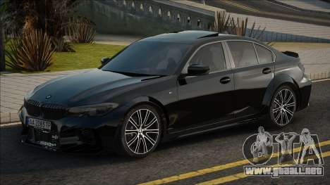 BMW G20 330İ Negro para GTA San Andreas
