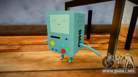 BMO de Hora de Aventuras en lugar de Adviento para GTA San Andreas