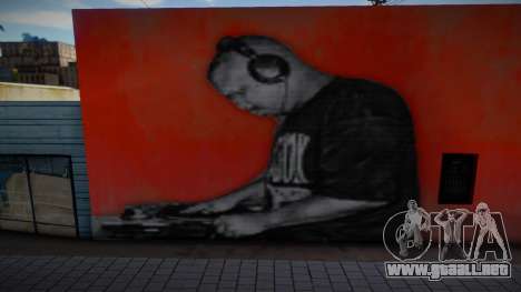 DJ Screw Wall Mural para GTA San Andreas