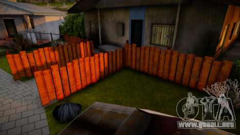 Wooden Fences HQ (Alternative Version) para GTA San Andreas