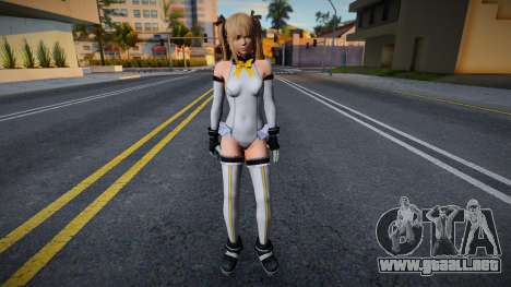 Dead Or Alive 5U - Marie Rose White BattleSuit para GTA San Andreas