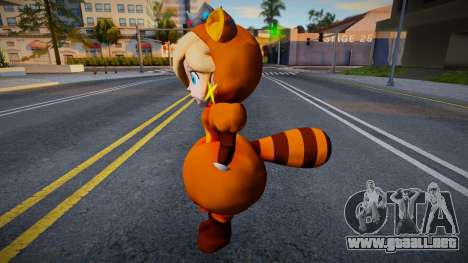 Rosalina Tanooki Cafe Suit o con traje mapache t para GTA San Andreas