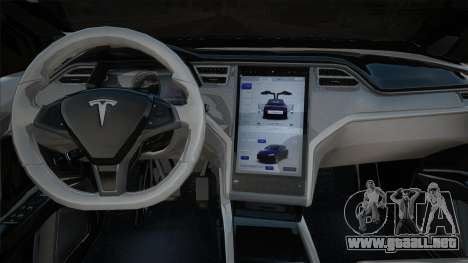 Tesla Model X 2022 White para GTA San Andreas