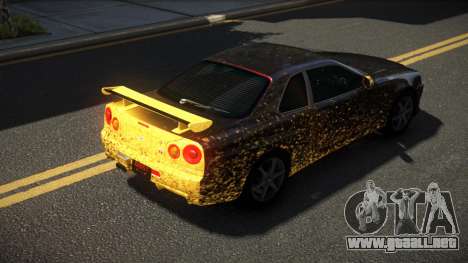 Nissan Skyline R34 GT-R RX-I S8 para GTA 4