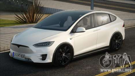 Tesla Model X 2022 White para GTA San Andreas