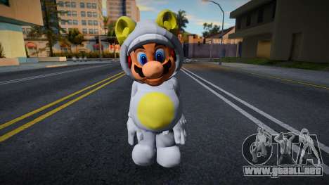 Mario Tanooki Blanco Suit o con traje mapache ta para GTA San Andreas