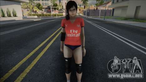 Kokoro Arsenal Clothes para GTA San Andreas