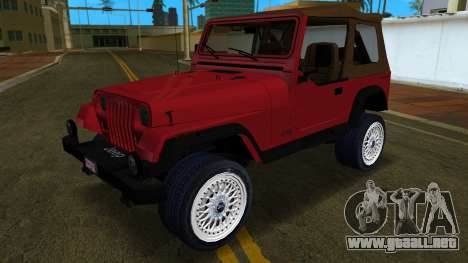 Jeep Wrangler Armin para GTA Vice City