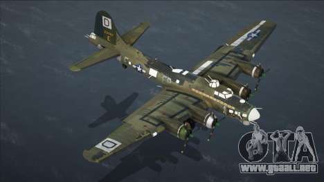 Boeing B-17G Flying Fortress v3 para GTA San Andreas